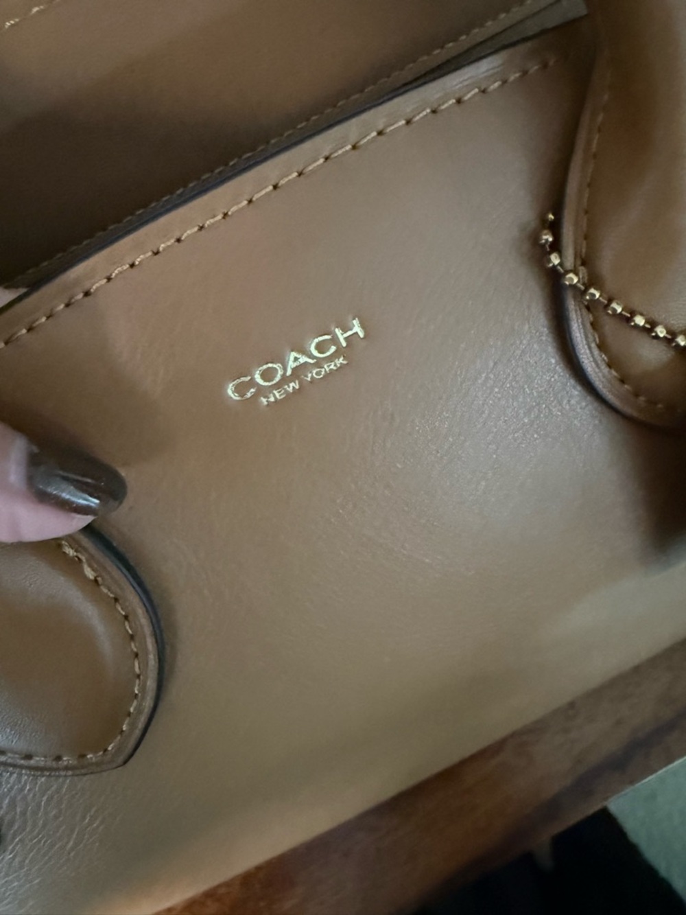 Coach Honey Soft Empire 28 Carryall Satchel - Picture 6 of 8